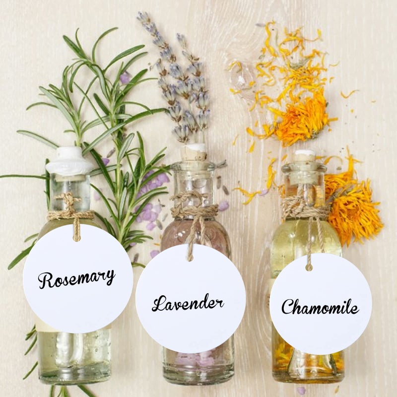 jijAcraft White Round Gift Tags with String, 100PCS Circle Kraft Paper Tags, 2Inch Writable Blank Hangtag for Gift Wrapping, DIY Crafts, Party Favors - Image 5